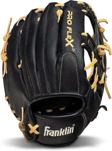 Vista 10 de Franklin Sports Baseball Glove - Proflex Adult Baseball + Softball Glove - Outfield + Infield - Right and Left Hand