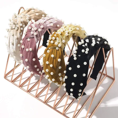 Vista 10 de Ivyu Diademas para la cabeza para mujer, 6 diademas para mujer, de moda, acolchadas para el cabello, accesorios para el cabello para niñas Mixto