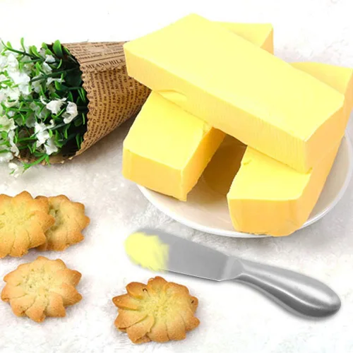 Vista 7 de Juego de 6 esparcidores de queso, cuchillos multiusos de acero inoxidable para esparcir queso y mantequilla