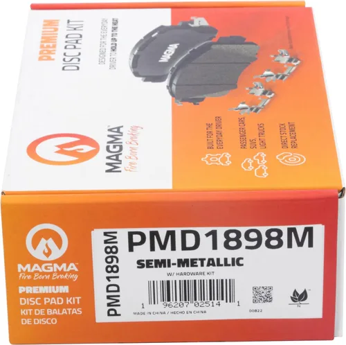 Vista 5 de MAGMA Premium PMD1898M Pastillas de freno semimetálicas, traseras