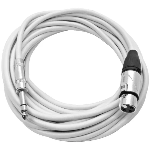 Vista 31 de Seismic Audio - SATRXL-F2 - Cable de conexión XLR naranja de 2 pies hembra a 1/4" TRS