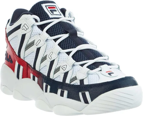 Vista 3 de Fila Zapatos de espagueti Stackhouse para hombre 125 Blanco/Azul Vestido/Rojo Fila