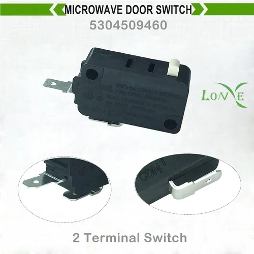 Vista 2 de LONYE 5304509460 Interruptor de puerta de microondas de repuesto para microondas Frigidaire Electrolux 5304464099 AP6230615 PS12071303 (paquete de 2)