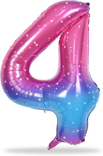 Vista 191 de Globo negro del número 0 para niñas y niños, 40 pulgadas, grande, número 0-9, de papel de aluminio, de Mylar para helio, juego de globos digitales