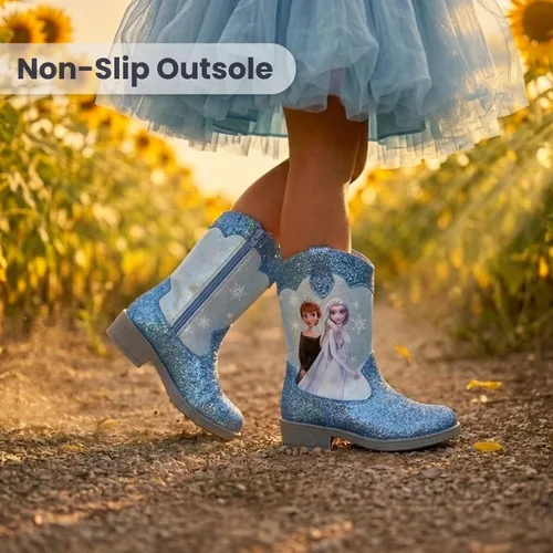 Vista 3 de Disney - Botas de vaquera occidental de Minnie Mouse para niña pequeña (niño pequeño)