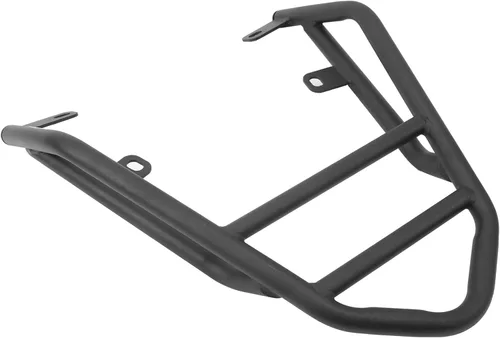 Vista 2 de Portaequipajes para motocicleta, estante trasero para equipaje de asiento individual, portaequipajes trasero soporte de tubo de acero M516‑B035‑BLK