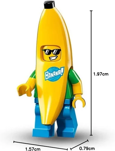 Vista 2 de LEGO Serie 16 Minifiguras coleccionables - Traje tipo plátano (71013)