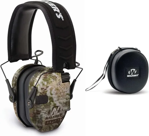 Vista 22 de Walker's Razor Slim - Protector auditivo electrónico para tiro (amplificación y supresión de sonido) con estuche protector