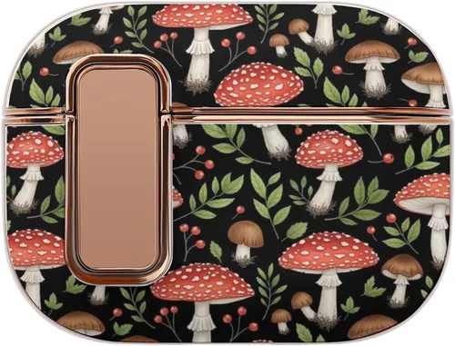 Vista 13 de Funda para auriculares compatible con Airpods Pro 2, funda de plástico, con bloqueo, protección a prueba de golpes