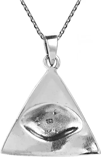Vista 3 de Collar de plata de ley 925 All Seeing Eye of Providence, Plata esterlina, no conocido
