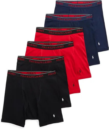 Vista 2 de Polo Ralph Lauren - Calzoncillos tipo bóxer para hombre de ajuste clásico de algodón, paquete de 5 unidades 2 Andover Heather/Madison Heather/2 Polo