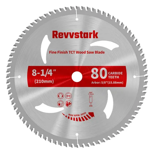 Vista 16 de Hoja de sierra circular 3 en 36T para madera, plástico, PCV, acrílico