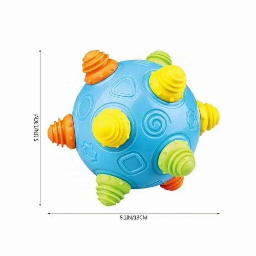 Vista 8 de teytoy - Pelota de baile musical para bebé, sin BPA, pelota sensorial de desarrollo para niños y niñas
