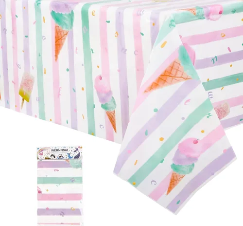 Vista 13 de WERNNSAI Mantel de abeja – 1 paquete de 108 x 54 pulgadas, mantel de abeja de abeja, decoración de baby shower, mantel de panal para niños y niñas