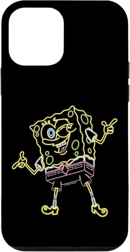 Vista 16 de Spongebob Squarepants Carcasa Neon Line Art para iPhone 17