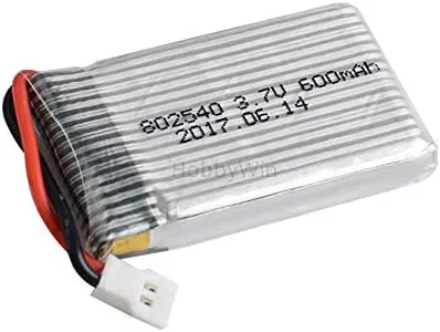 Vista 3 de 4 unids 3.7 V 1S 600 mAh 25C LiPO batería mx2.0-2P enchufe+4 puertos cargador para micro tamaño RC modelo helicóptero FPV Drone