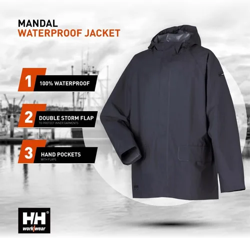 Vista 26 de Chamarra de lluvia Helly Hansen, para hombre