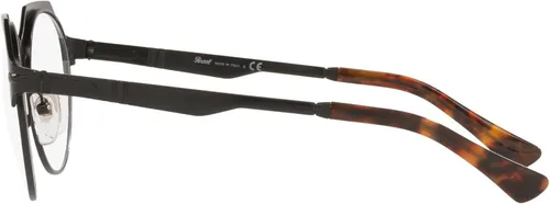 Vista 4 de Persol PO2488V - Marcos redondos para gafas graduadas, Lente negrodoradoDemo.