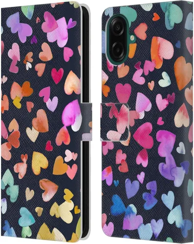 Vista 116 de Head Case Designs Officially Licensed Ninola Brushstrokes Multi Colorful Leather Wallet Case Compatible with Samsung Galaxy A07 4G