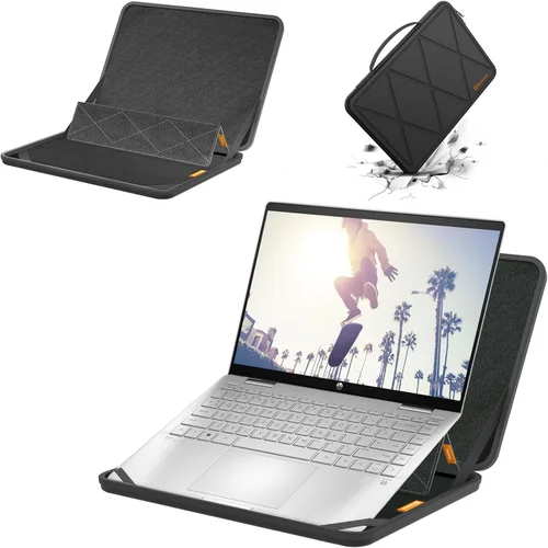 Vista 30 de Smatree MS23T Funda protectora dura EVA con soporte compatible para HP Pro x360 Fortis 11 G11/G10/G9 de 11.6 pulgadas, HP Fortis 11 G9 Q/x360 11 G3