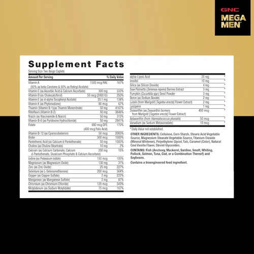 Vista 7 de GNC Mega Men Performance and Vitality Vitapak Program, nutrición completa conveniente, 5 productos en 1 paquete, circulación, flujo sanguíneo, salud