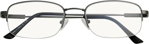 Vista 16 de BFOCO Gafas de lectura progresivas multienfoque anti UV para hombre, 3 niveles, lectores de visión para mujer (dorado, +1.00)