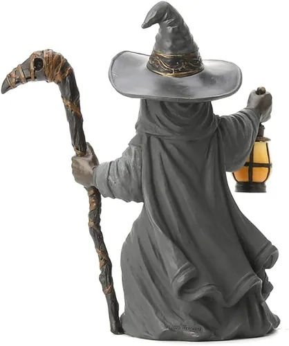 Vista 5 de Veronese Design Figura de resina pintada a mano de 5 1/2 pulgadas de alto, mago de la peste miasma, doctor steampunk, escultura de resina