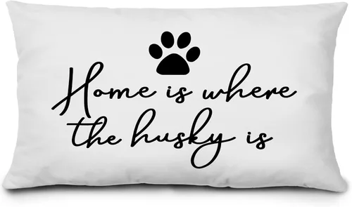 Vista 5 de KEUSPI Funda de almohada Golden Retriever de 12 x 20 pulgadas, regalo para mujer, divertida decoración de perro para sofá, cama