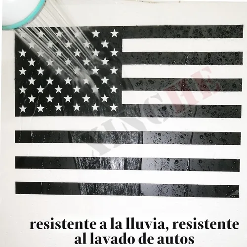 Vista 6 de Xinghe Divisor Central de Luz Trasera para Dodge Challenger 2015-2023, Calcomanías de Bandera Americana para Pegatina de Luz Trasera Accesorios