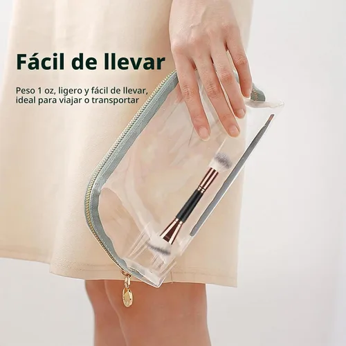 Vista 5 de 2 brochas de maquillaje de doble punta para contornear mezcla y bronceado, cepillo de base en ángulo y cepillo corrector Premium Luxe Hair para una