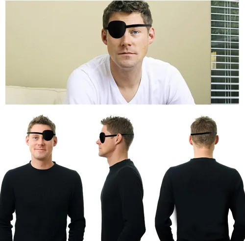 Vista 7 de Abnaok 5 parches para los ojos, parches súper suaves, parche médico ajustable para adultos y niños, parches para ojos perezosos para ambliopía