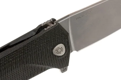 Vista 6 de LionSTEEL KUR EDC - Cuchillo plegable, hoja de acero lavada a la piedra de Sleipner