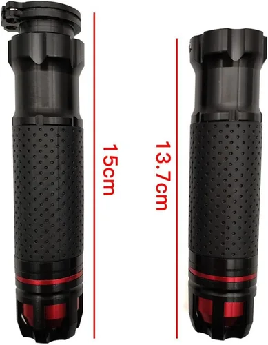 Vista 2 de Empuñaduras universales para manillar de motocicleta CNC Enduro Moto Hand Bar Grip para Yamaha TDM 900 850 Mt125 Mt03 Mt01 Mt 125 03 01 Xt660 Negro
