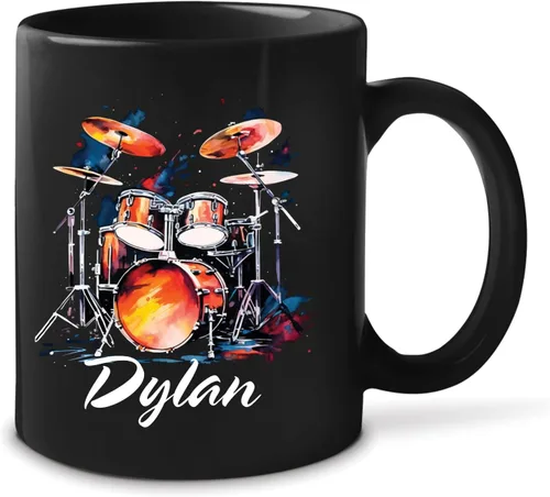 Vista 14 de Taza de instrumentos personalizada 2023, amante del violín, taza de violín personalizada con nombre, regalo para violinista, taza de violín