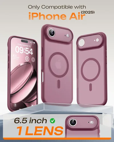Vista 898 de TOCOL Funda para iPhone 11, compatible con Magsafe, protección completa de cámara, imanes integrados, protección contra caídas, funda translúcida