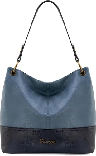 Vista 118 de Wrangler Hobo - Bolsas para mujer de cuero vegano con asa superior, bolsos de hombro y bolsos