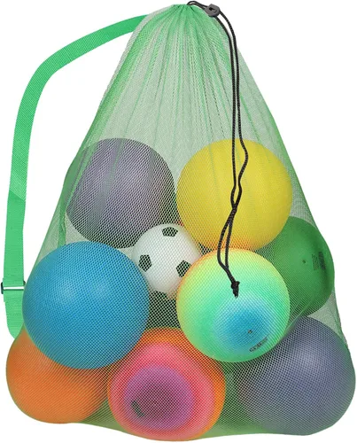 Vista 26 de GSE Games & Sports Expert 24x36/30x40 X-Large Mesh Sports Equipment Drawstring Bag for Soccers, Basketballs, Footballs
