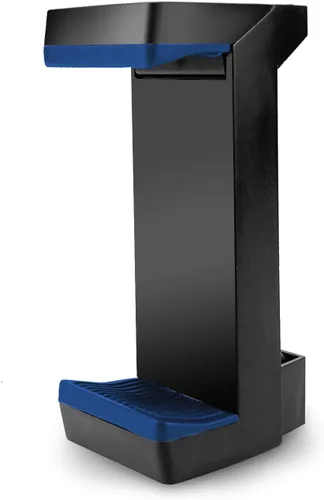 Vista 2 de Acuvar Trípode universal delgado para teléfono inteligente con agarre de goma protectora suave azul para iPhone, Android y todos los teléfonos