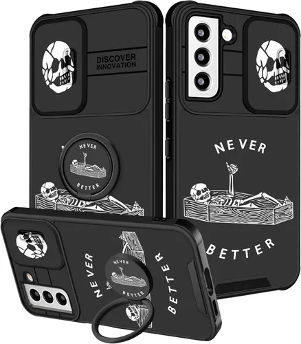 Vista 78 de Funda 2 en 1 para Samsung Galaxy S23 Ultra Flamingo para mujeres y niñas, diseño femenino de flamencos con cubierta deslizante para cámara y soporte