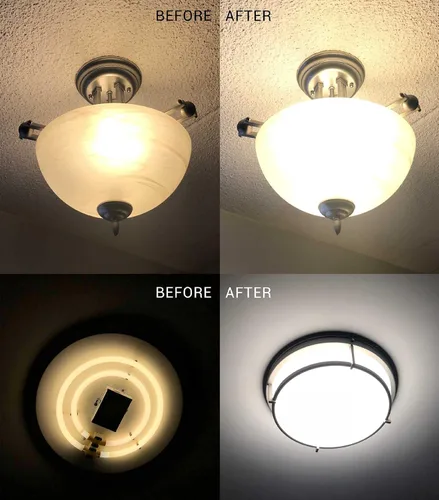 Vista 6 de Legental - Motor de luz LED regulable de 4 pulgadas, tamaño PCB, 5000 K, tamaño total, 17 W, 1200 lúmenes, 120 V, CRI80, kit de luz de actualización
