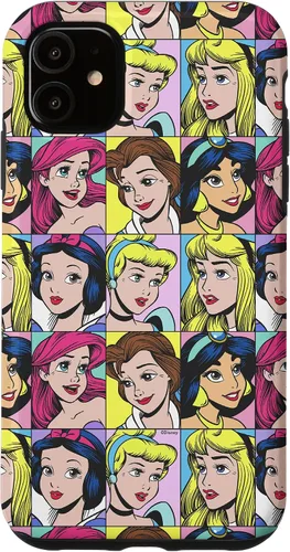 Vista 8 de Funda para iPhone 16 Disney Princesses Pop Art Princess Retratos