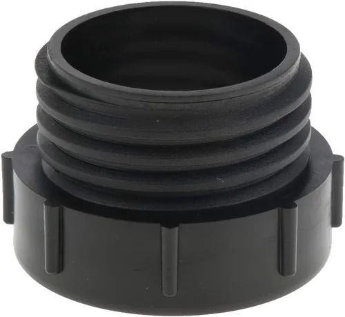 Vista 2 de Adaptador de válvula IBC de 2 x 2 pulgadas, ajuste de tanque IBC, rosca fina hembra a rosca gruesa macho, plástico, fácil de instalar