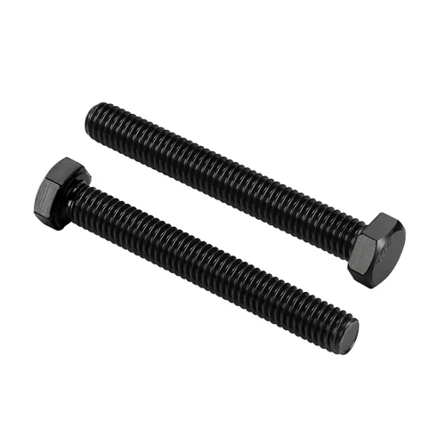 Vista 12 de Tornillos hexagonales de cabeza hexagonal de 1/2-13 x 1, accionamiento hexagonal externo, acero inoxidable 304, totalmente roscado, óxido negro, 10