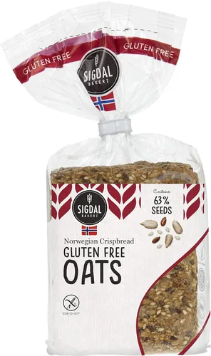 Vista 3 de b'Sigdal Bakeri - Pan crujiente noruego totalmente natural, sin OMG, vegano, sin azúcar, alto en fibra, bajo en carbohidratos, alto en proteínas