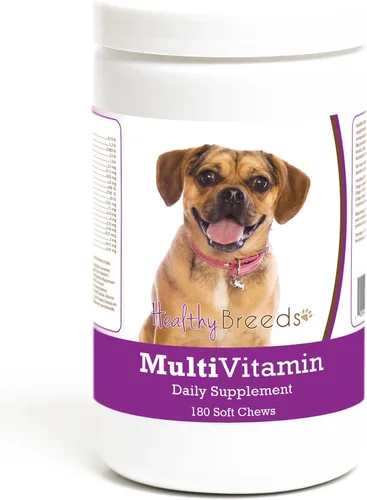 Vista 89 de Healthy Breeds Affenpinscher Multivitamínico suave masticable para perros 180