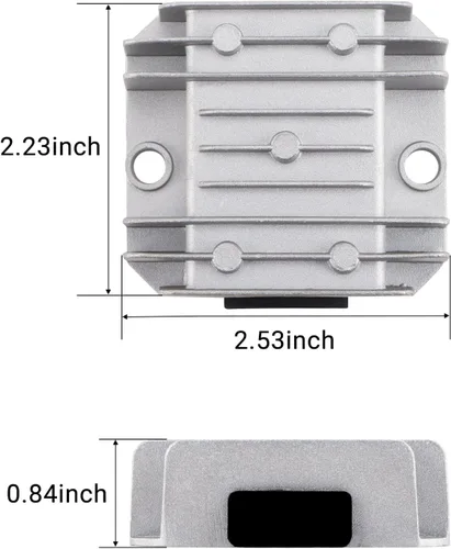 Vista 5 de DROK Regulador de voltaje ajustable, IP68 impermeable DC a DC Buck Convertidor 8-35V a 3-24V 5A, caja protectora de aluminio convertidor reductor 5V
