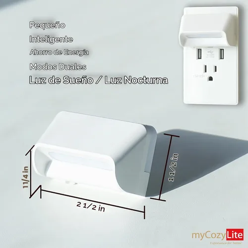 Vista 6 de Luz nocturna LED roja, sensor de atardecer a amanecer, modo de iluminación doble, luz guía y luz de sueño, interruptor de encendido y apagado, luz