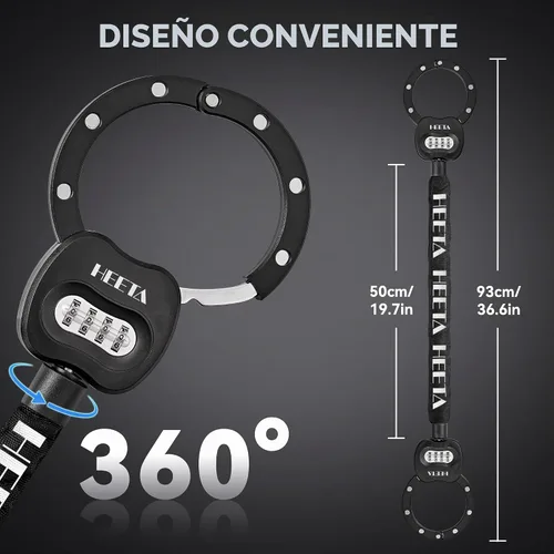 Vista 3 de HEETA Robo anti de la cerradura eléctrica de la vespa, cerradura