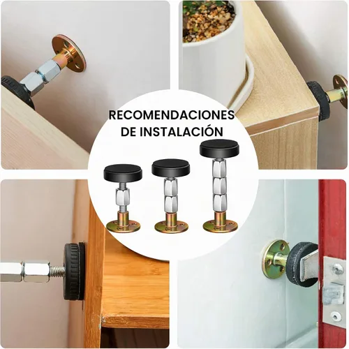 Vista 6 de Krisler Tapones ajustables para cabecero, 1.181-4.409 in, 2