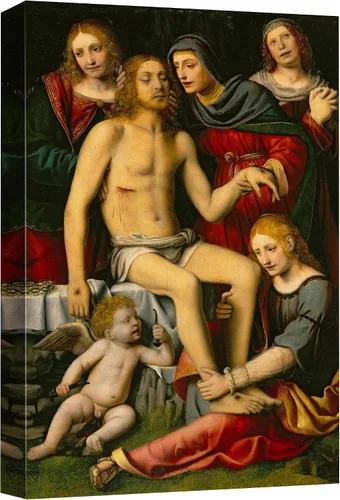 Vista 110 de wall26 Lienzo impreso para pared, diseño de Salomé y San Juan Bautista, por Solario, Historia del Renacimiento, ilustraciones de bellas artes, arte
